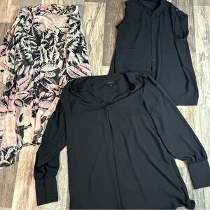 Women’s Medium Blouse, Lot Of 3, Dressy